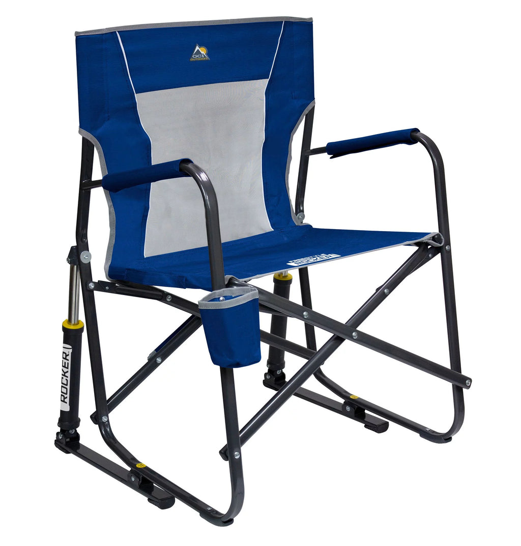 Royal Blue Mesh Outdoor Rocking Chair 2 Pack I226