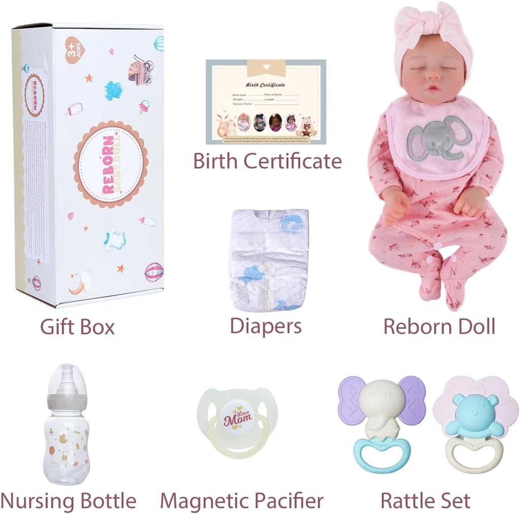 17-Inch Soft Realistic Newborn Baby Dolls V887984