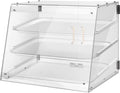 3 Tray Commercial Countertop Bakery Display Case with Rear Doors D543455