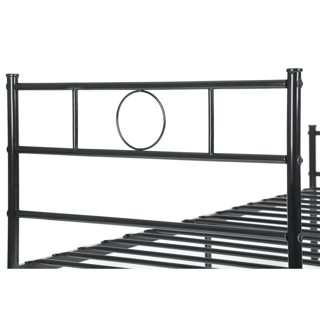 Black Metal Single Bed Frame Q911673
