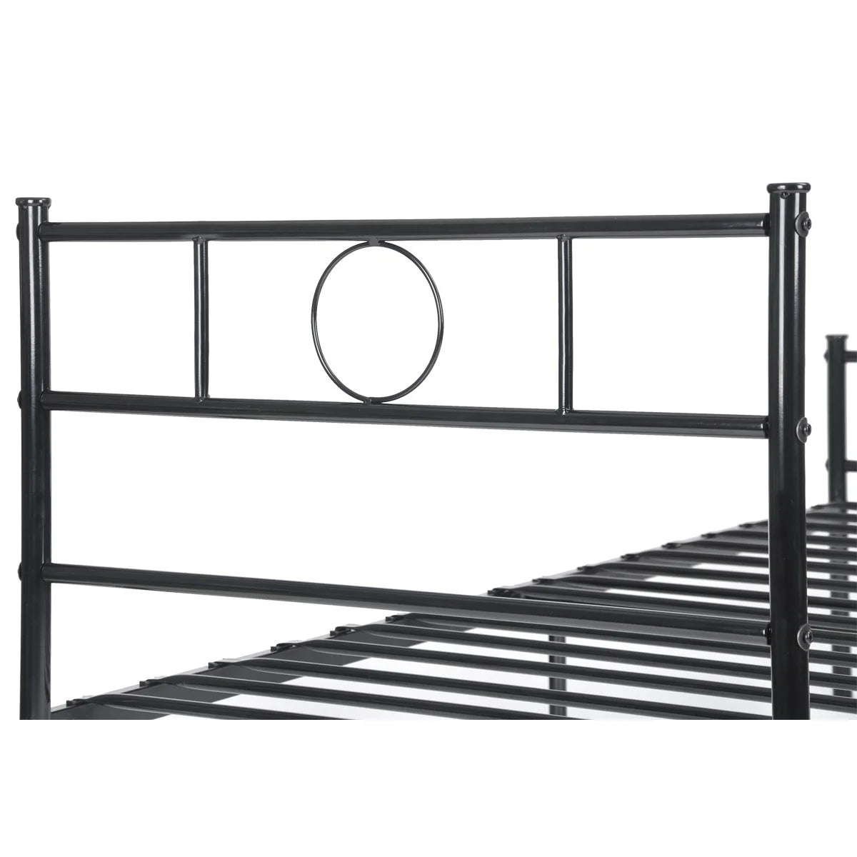 Black Metal Single Bed Frame Q911673