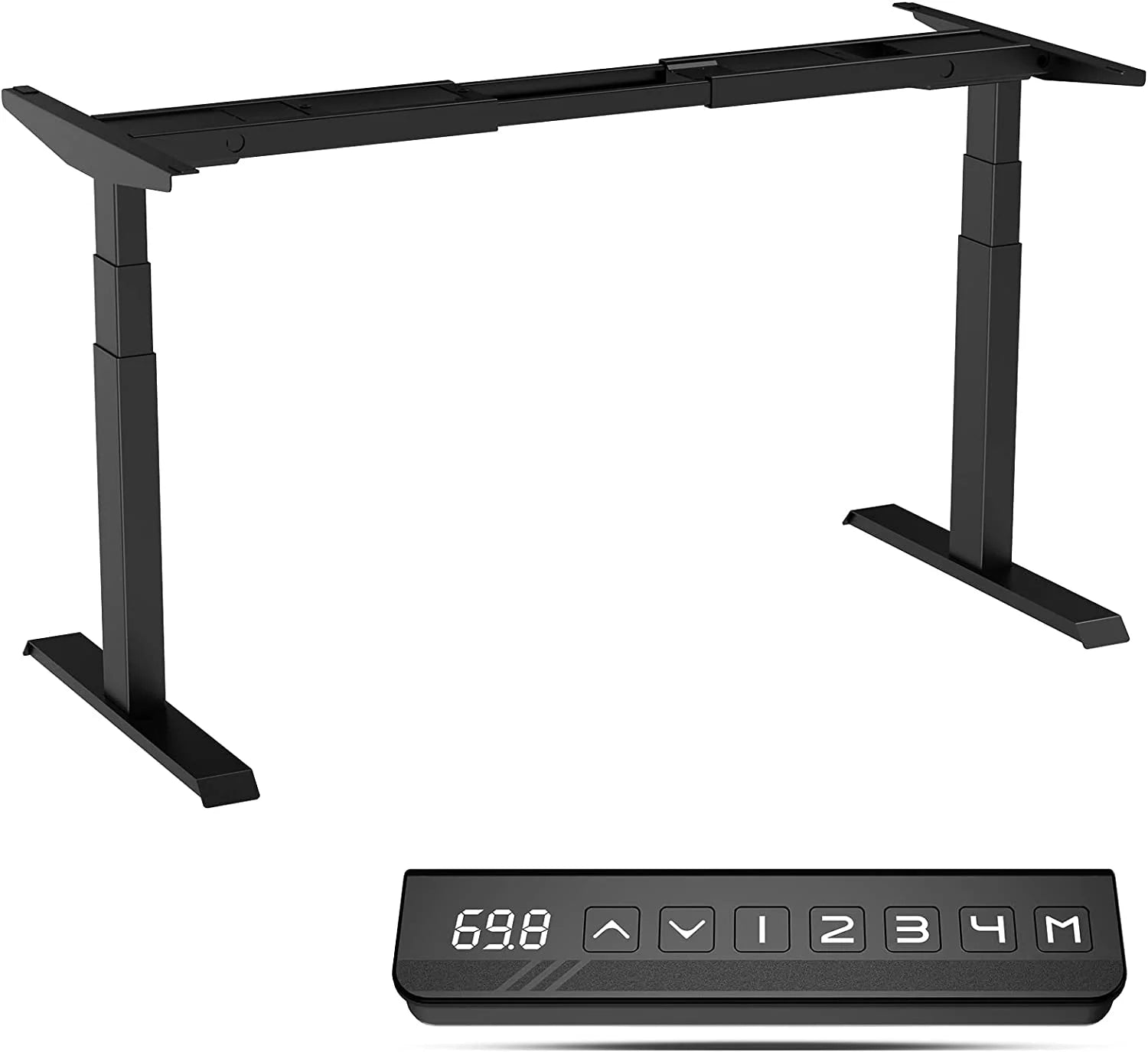 Black Dual Motor Electric Standing Desk Frame Q68951