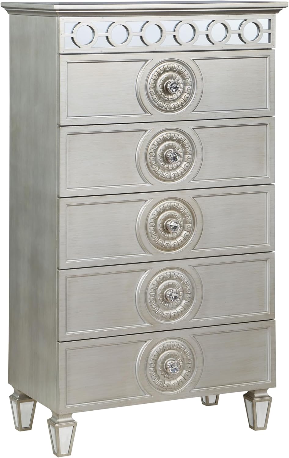 Silver Mirrored Chest L1108
