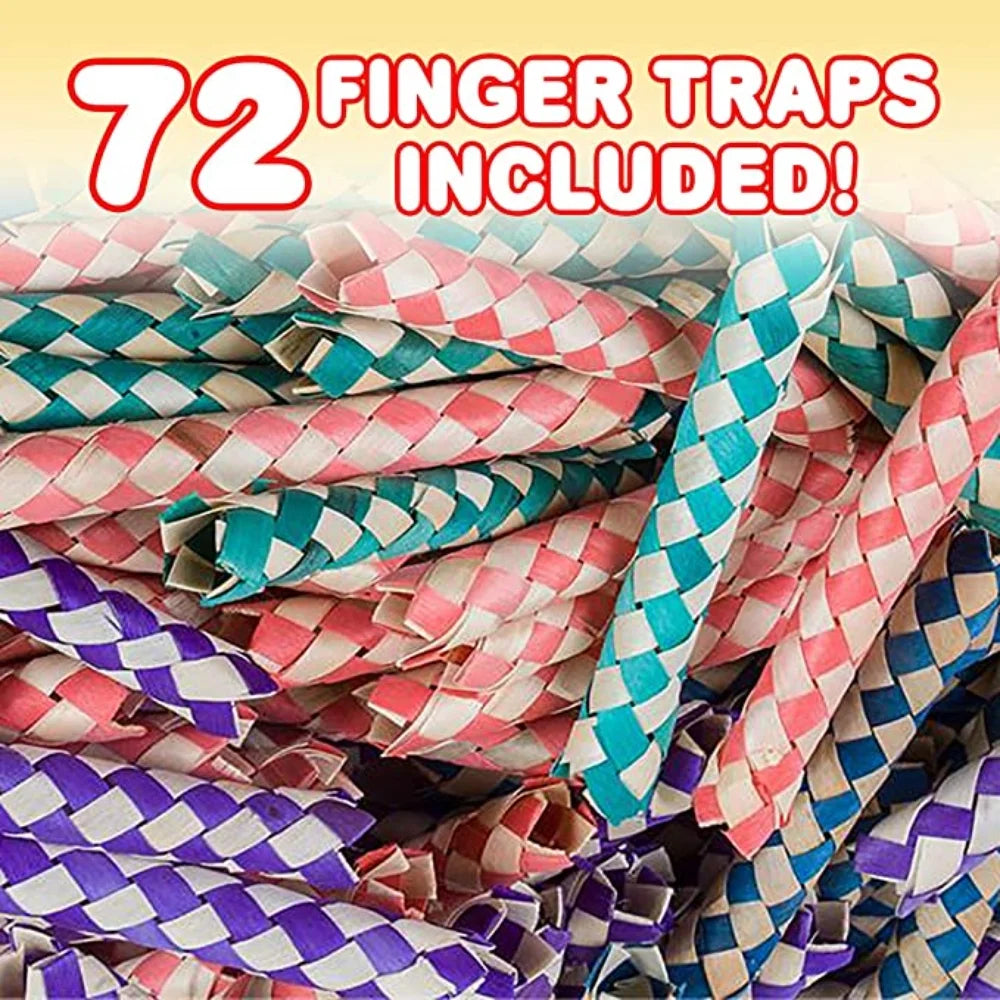 Finger Traps Bulk Pack of 72 M51591