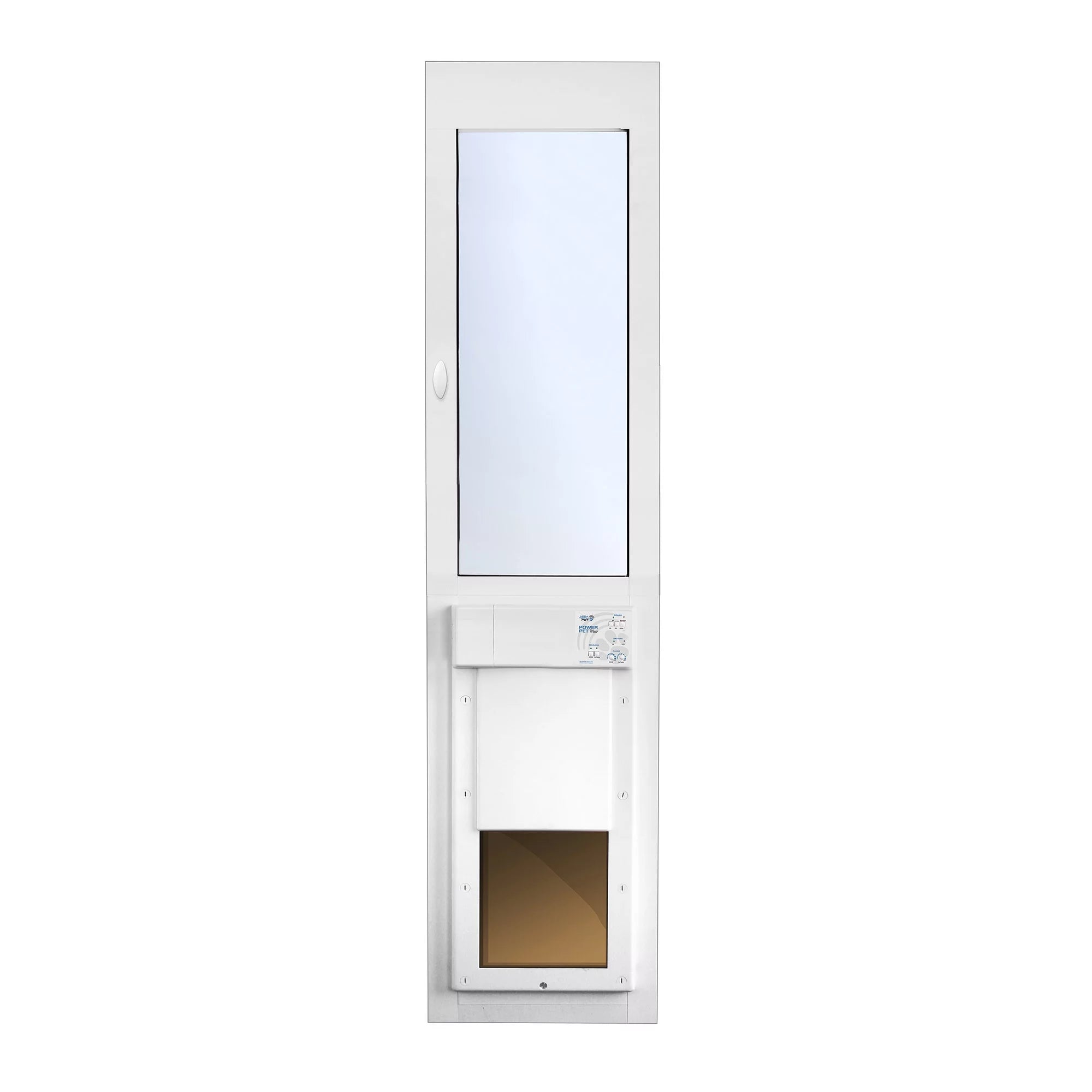 Pet Patio Panel for Sliding Glass Door, Double Pane, Low E, 81.25" x 14" X575