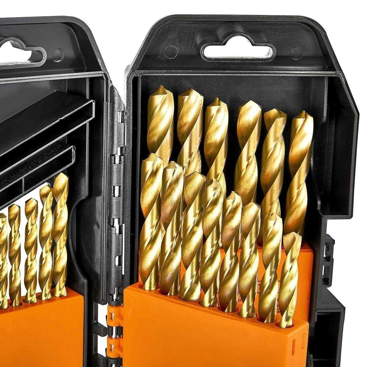 Titanium Nitride High Speed Steel Drill Bit Set R6716