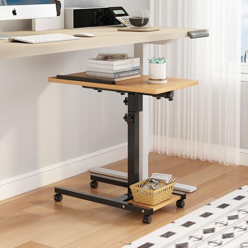 Mobile Adjustable Height Laptop Stand with Wheels J5859