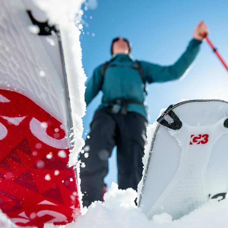 Long Red 145mm Climbing Skins W959