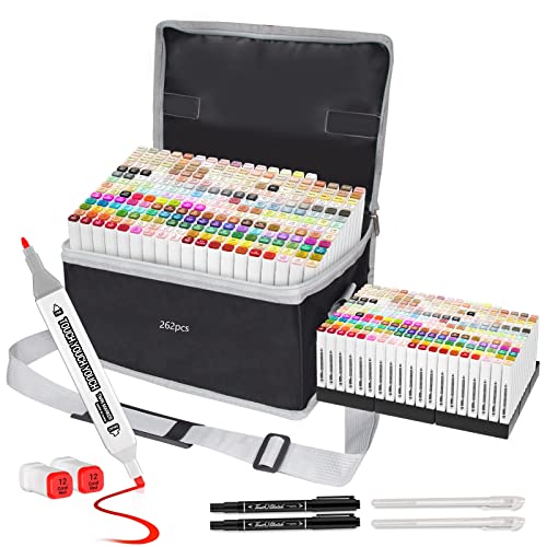 120 Colors Dual Tip Alcohol Based Art Markers C812
