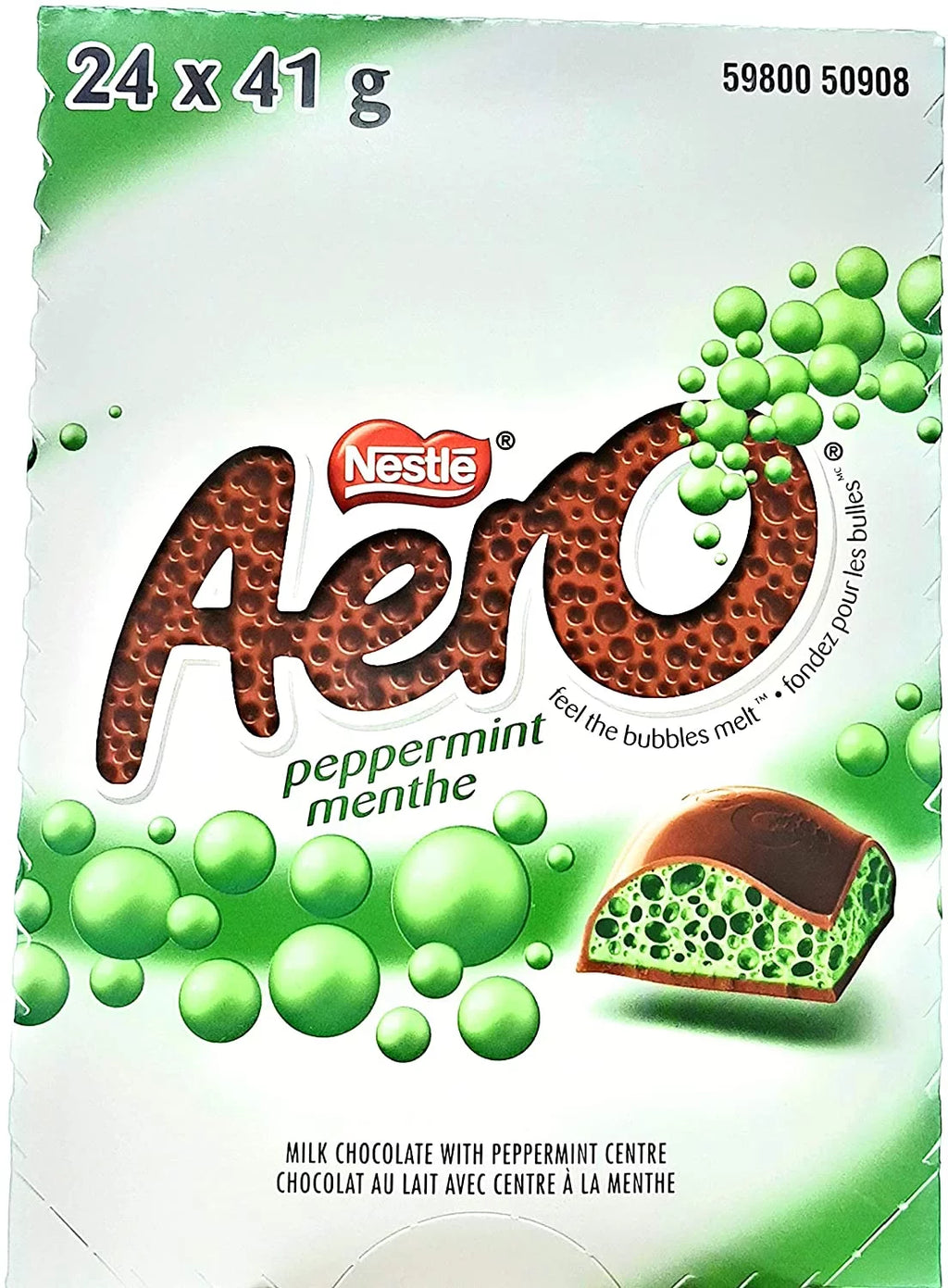 24-Pack Peppermint Chocolate Bar 41g N448124