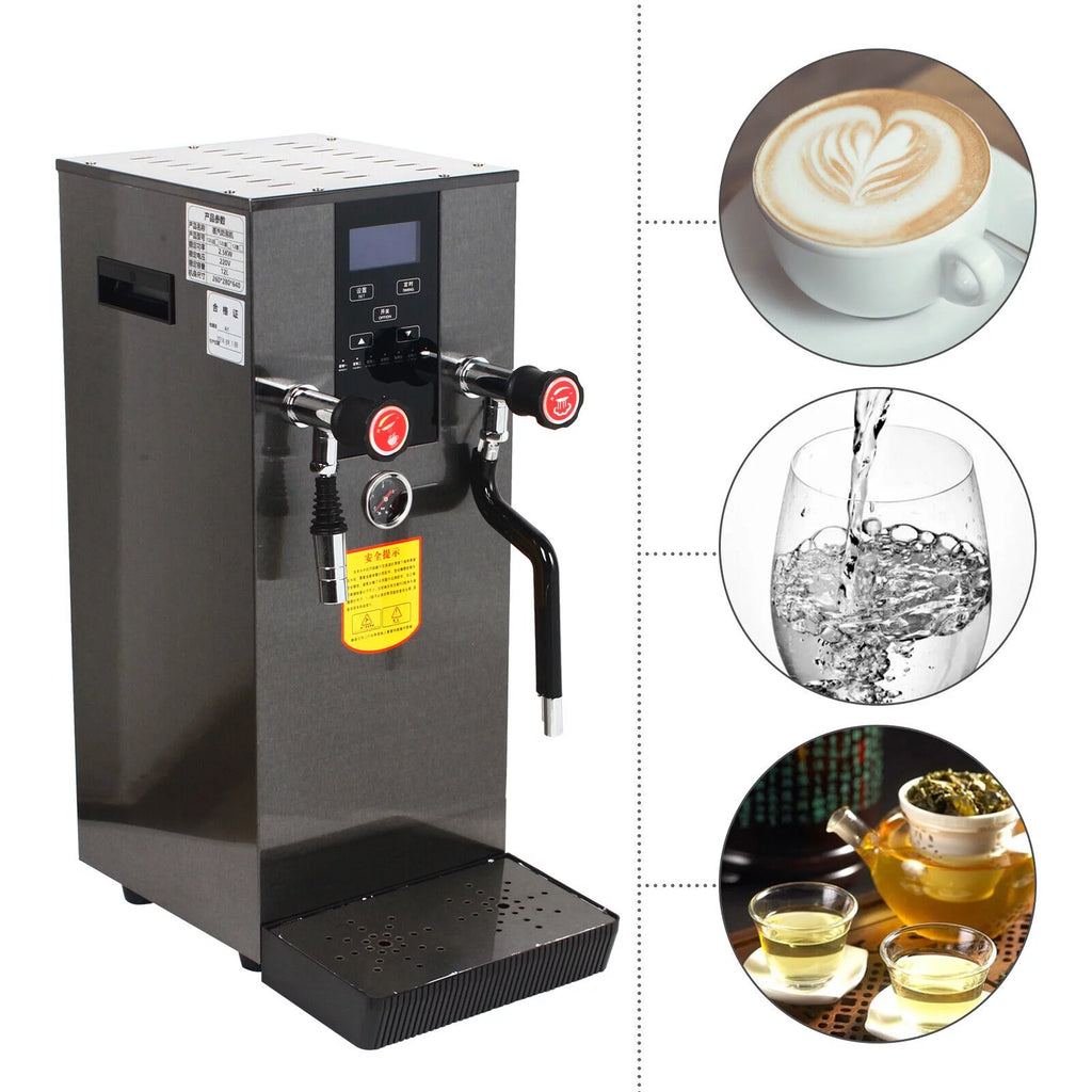2500W 110V Commercial Stainless Steel Espresso Coffee Machine F6598