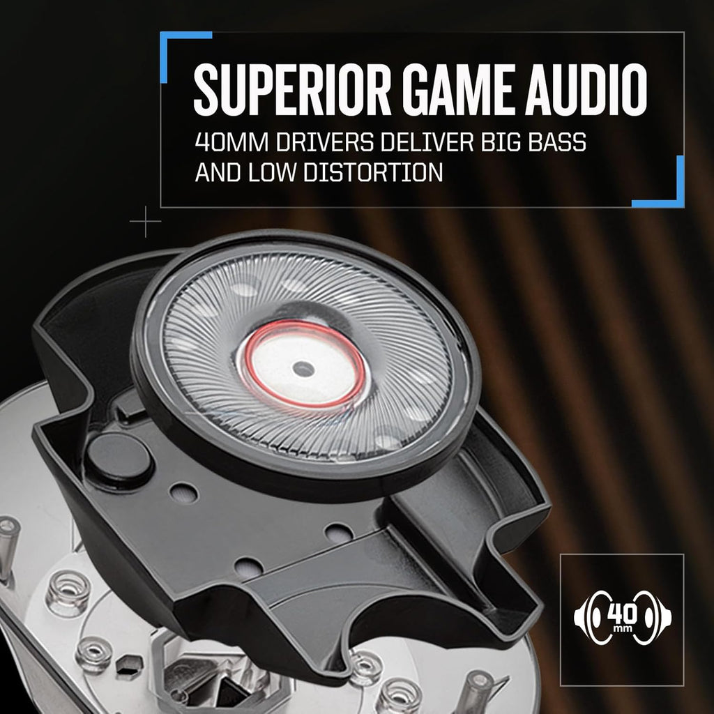 Ultralight Wireless Gaming Headset with Removable Noise Canceling Microphone L5898