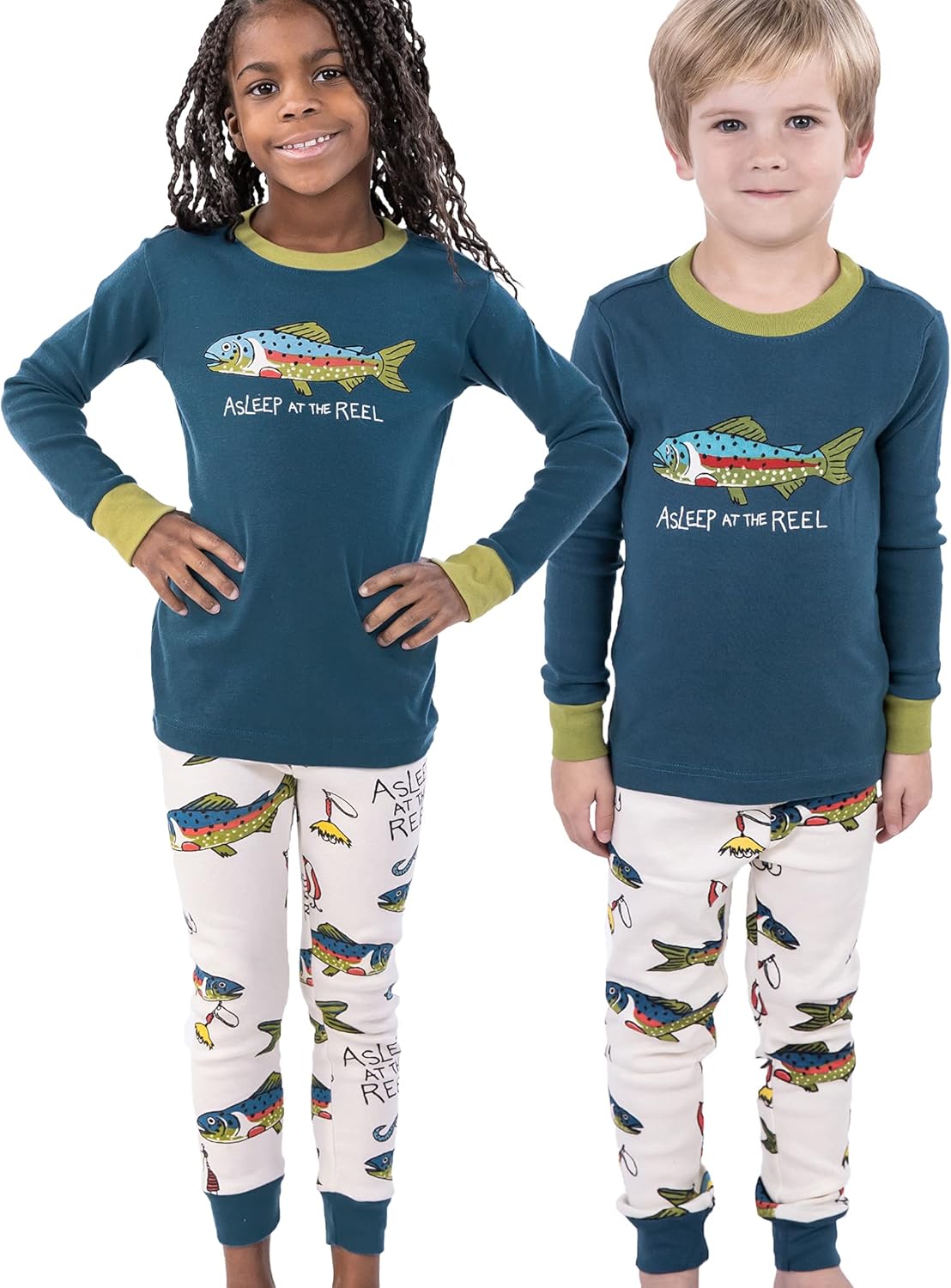 Warm Long-Sleeve Pajama Sets for Kids A111365
