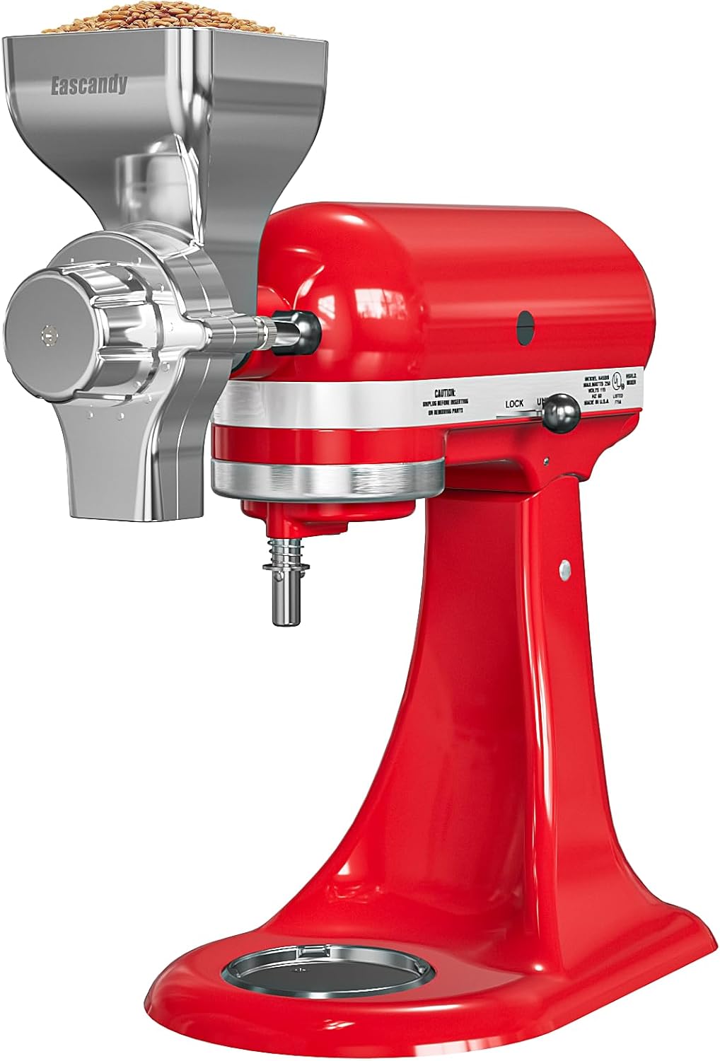 All Metal Grain Mill Attachment for KitchenAid Stand Mixer V78602