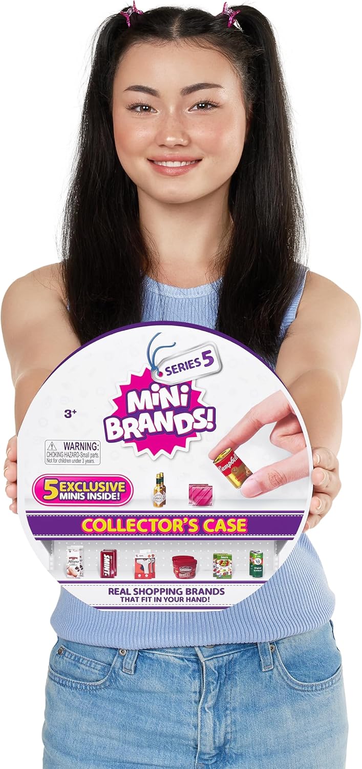 Mini Brands Series 5 Collector's Case with 5 Exclusive Minis X1723