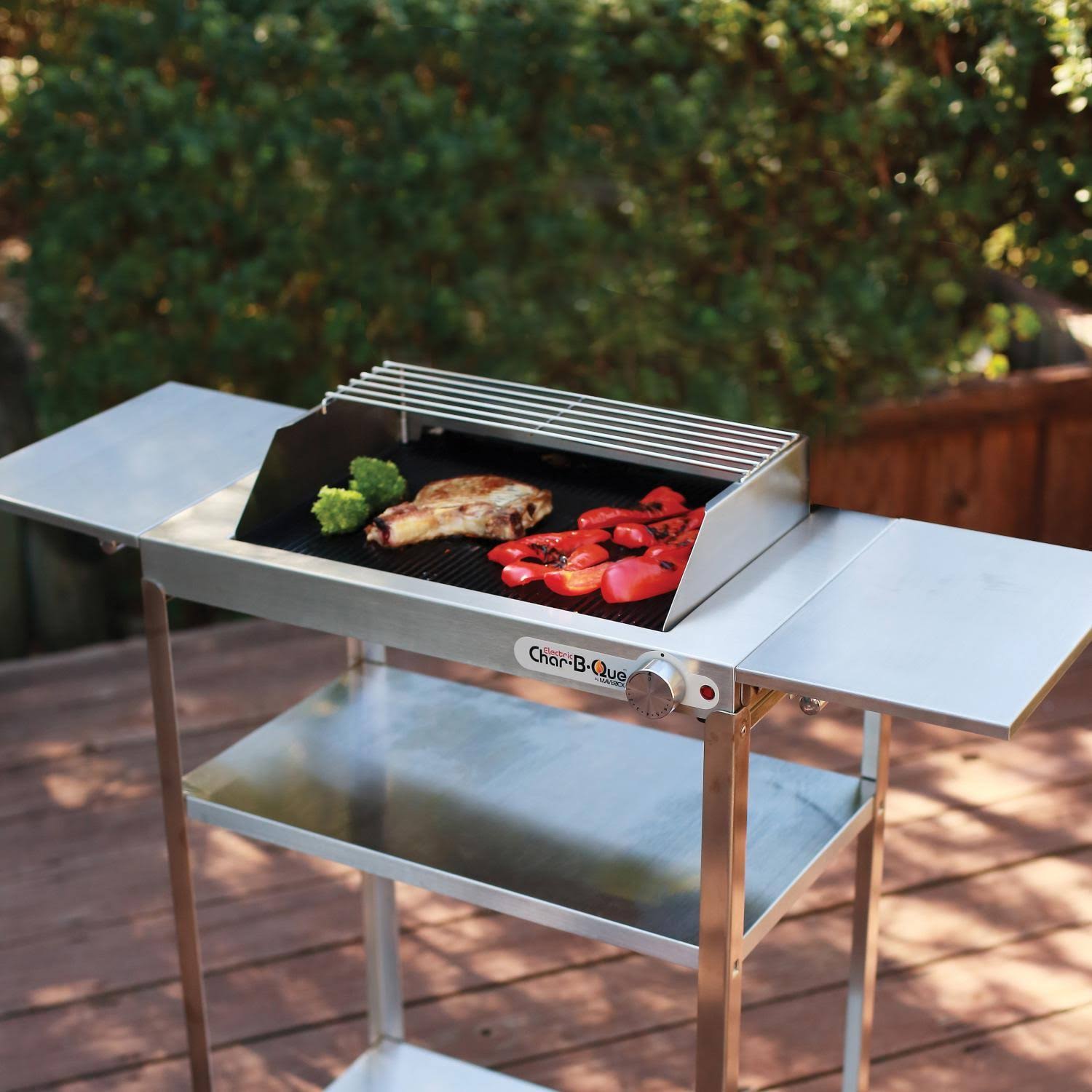 Stainless Steel Rollabout Cart with Side Shelves G543
