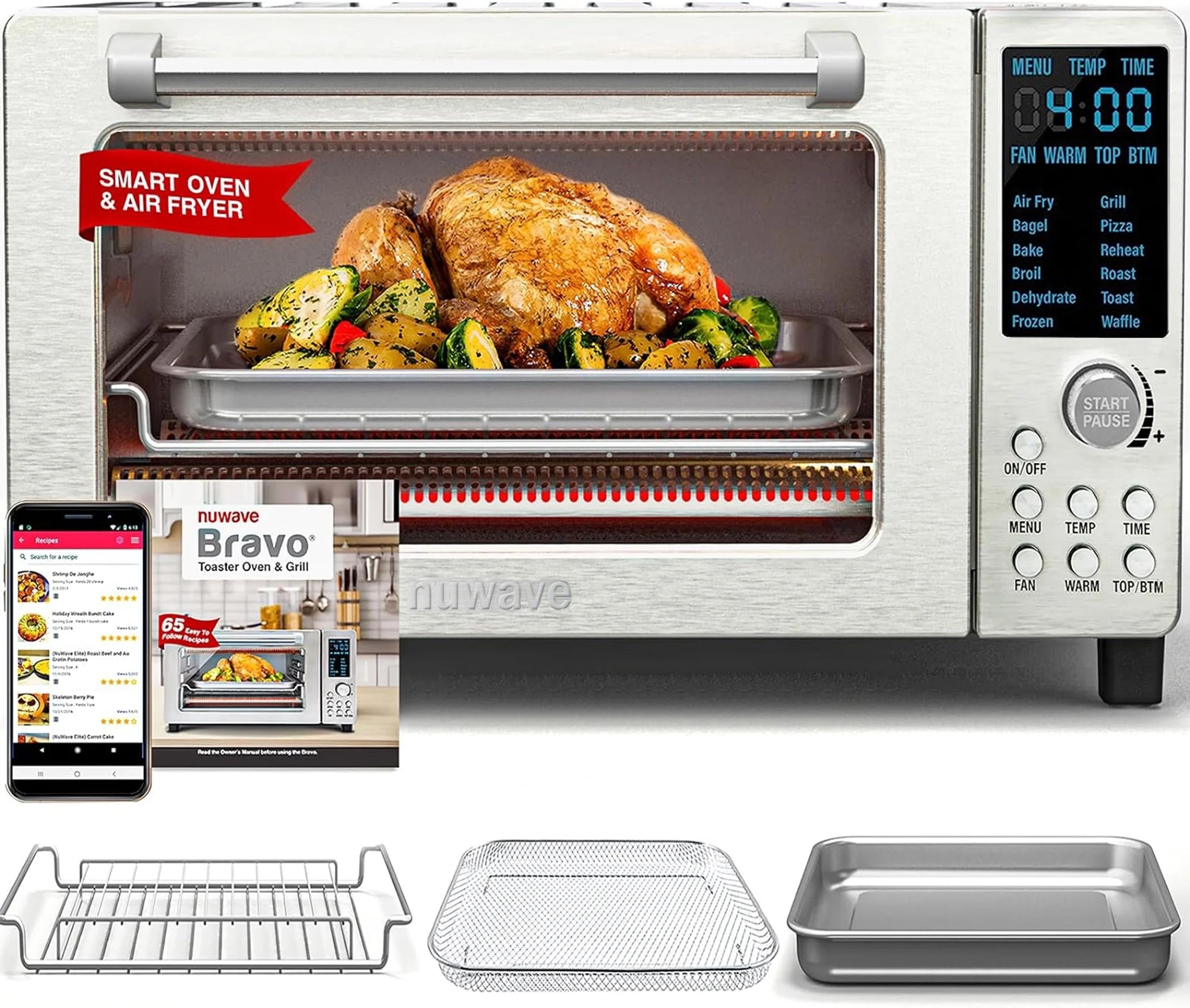 21-Qt Convection Toaster Oven Air Fryer Combo I74712