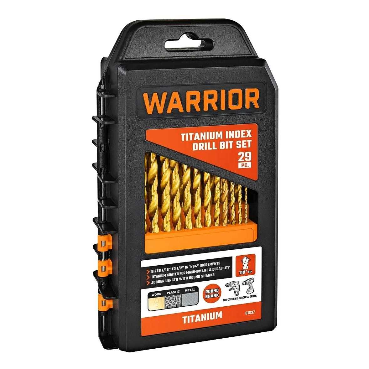 Titanium Nitride High Speed Steel Drill Bit Set R6716