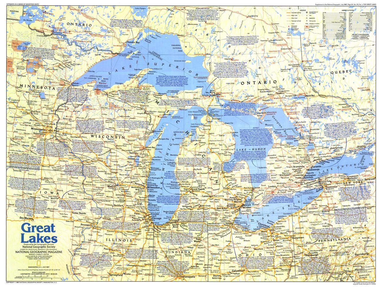Historic Wall Map Series - 27.25 x 20.5 inches - Laminated L291