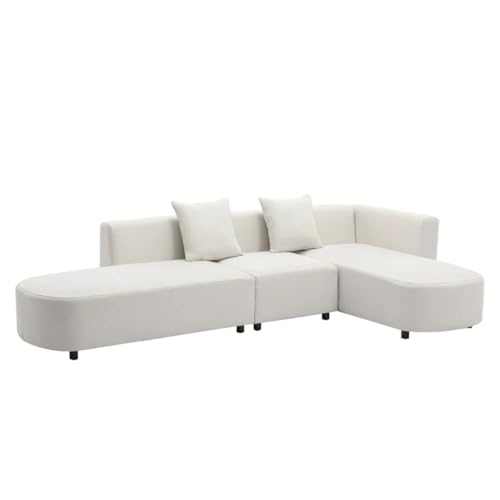 L Shape Upholstery Sofa Couch 110.2''Wx61''Dx24.8''H C3137