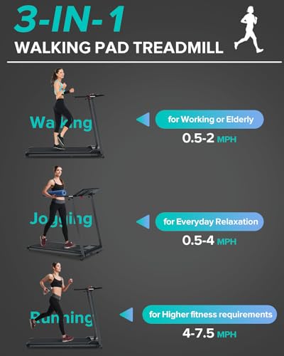 2.5HP Electric Treadmill with LCD Display E651