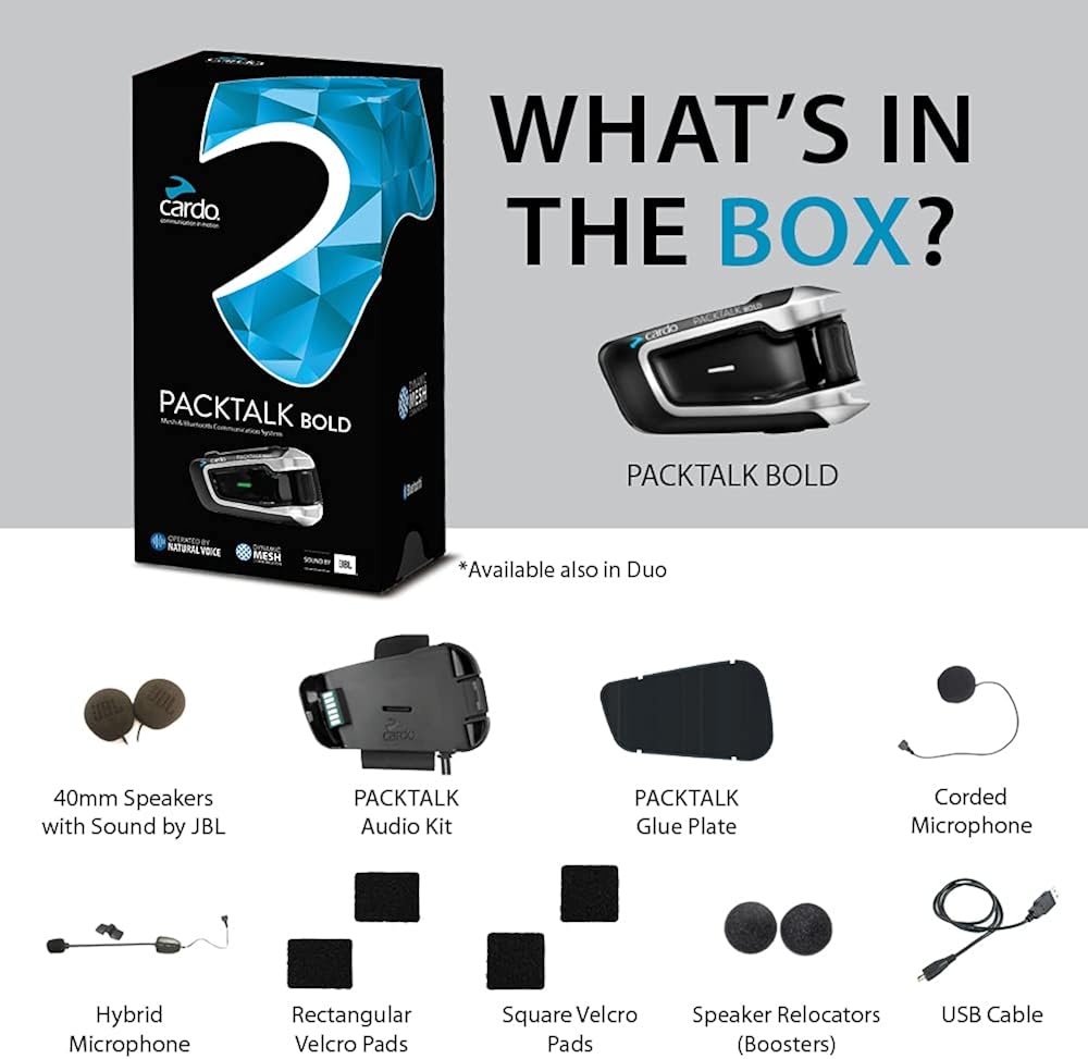 Black Single Pack Motorcycle Bluetooth Communication System Headset K361