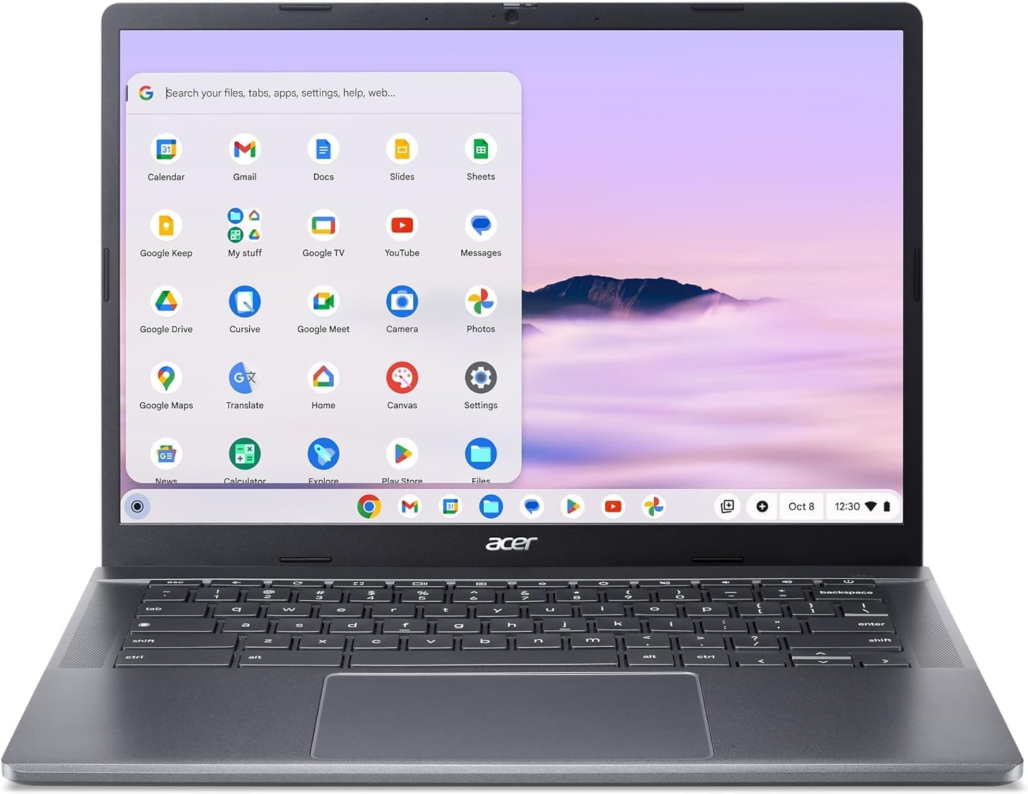 Steel Gray 14" Touchscreen Chromebook Laptop P7021