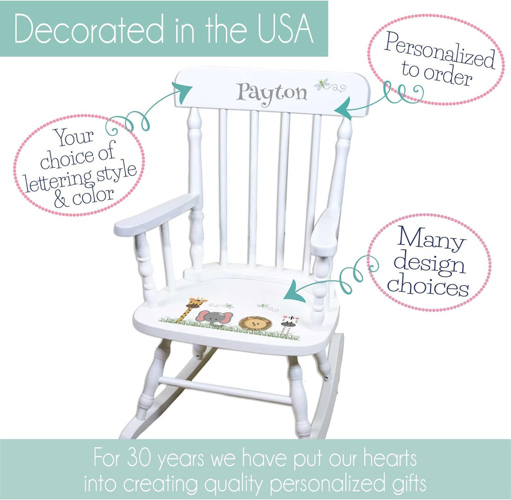 White Rocking Chair R859006
