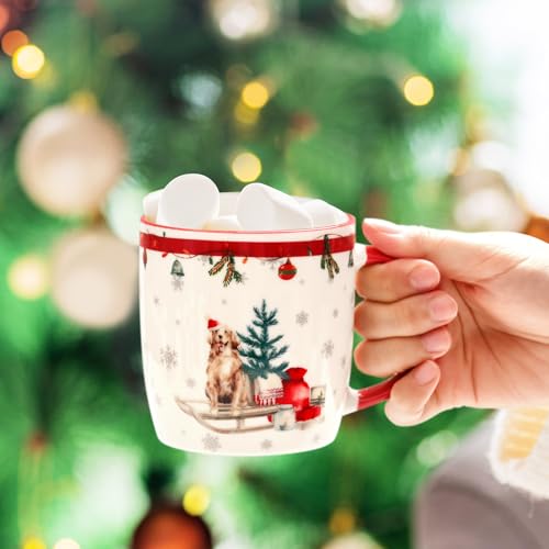 Set of 4 Christmas Mugs, 11 Oz N392492