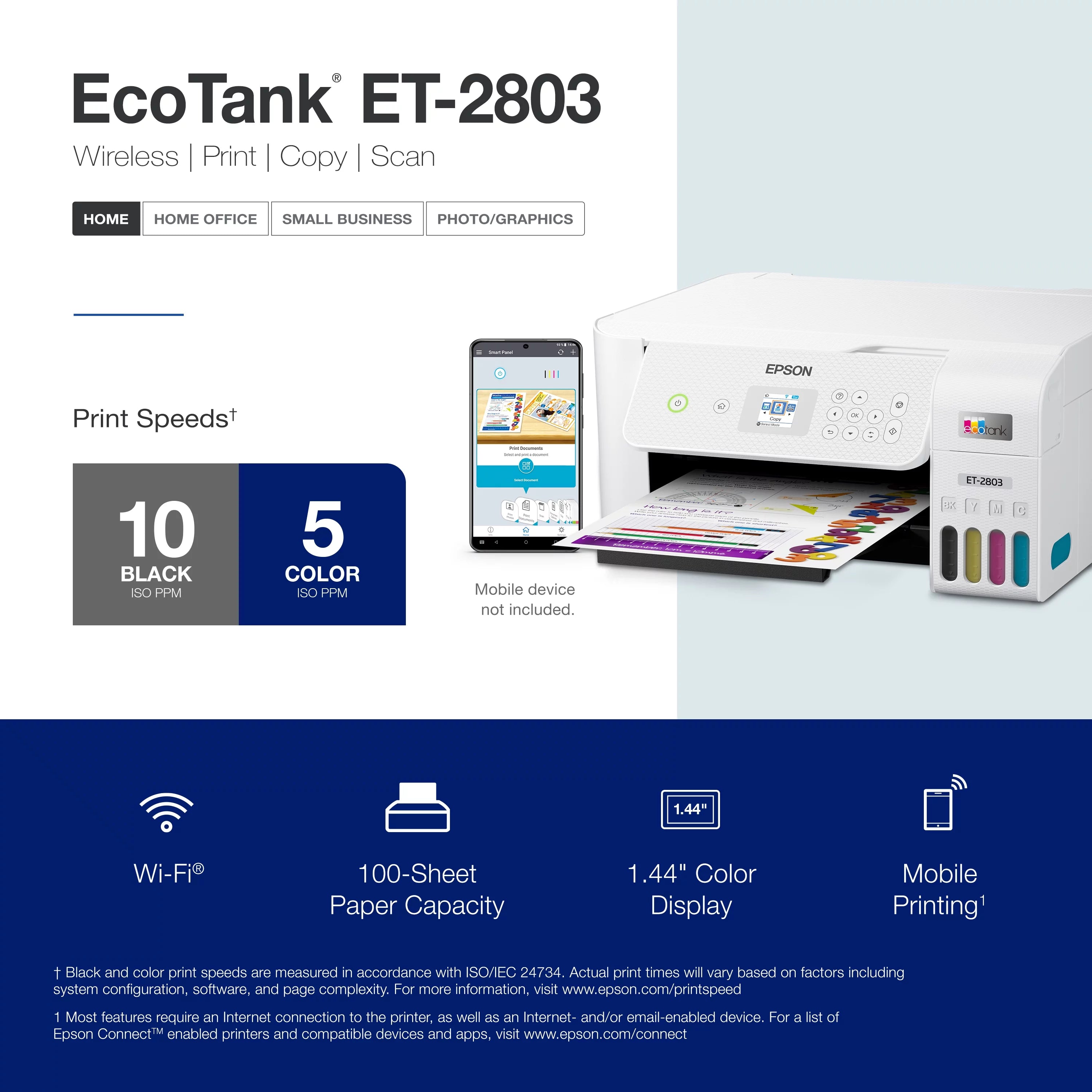 Wireless All-in-One Cartridge-Free Printer B8088