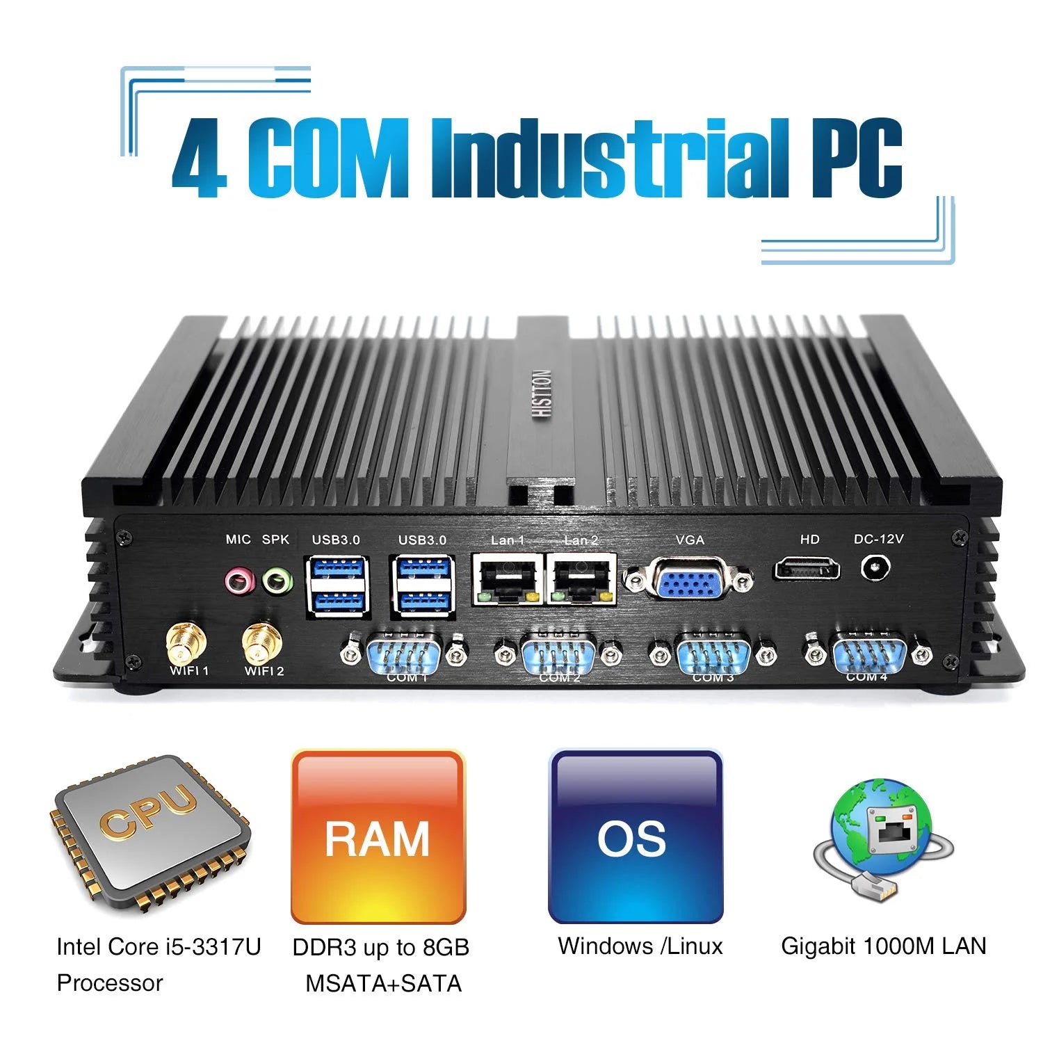 Mini PC Intel Core i5 8GB+512GB 4K B362811