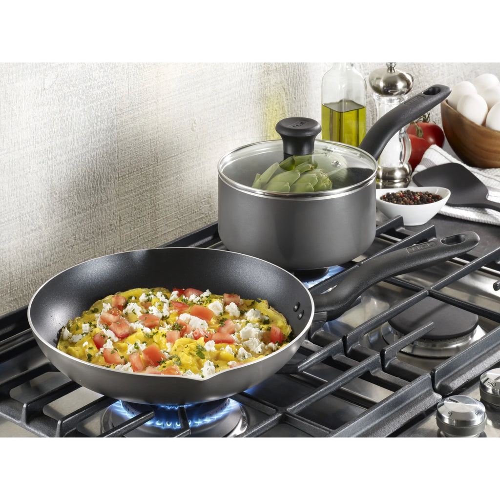10 Piece Non-Stick Black Cookware Set L64451