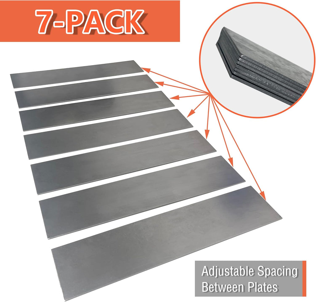 7-Pack Steel Tuning Plates for Offset Smoker Q8032