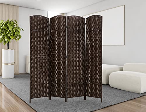 6 Ft Tall 6 Panel Foldable Room Divider X17957