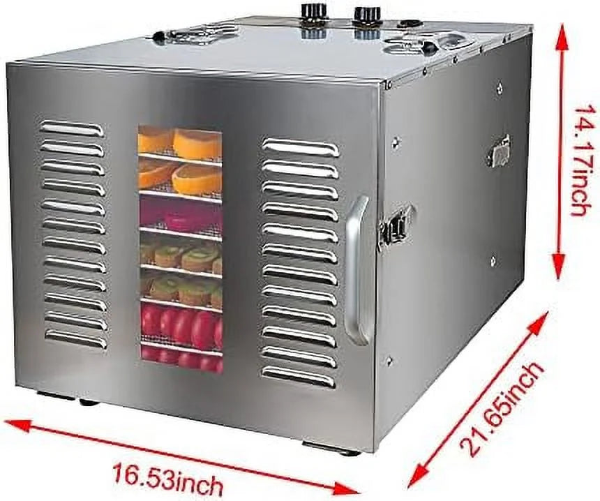 10 Trays Digital Stainless Steel Food Dehydrator F77902