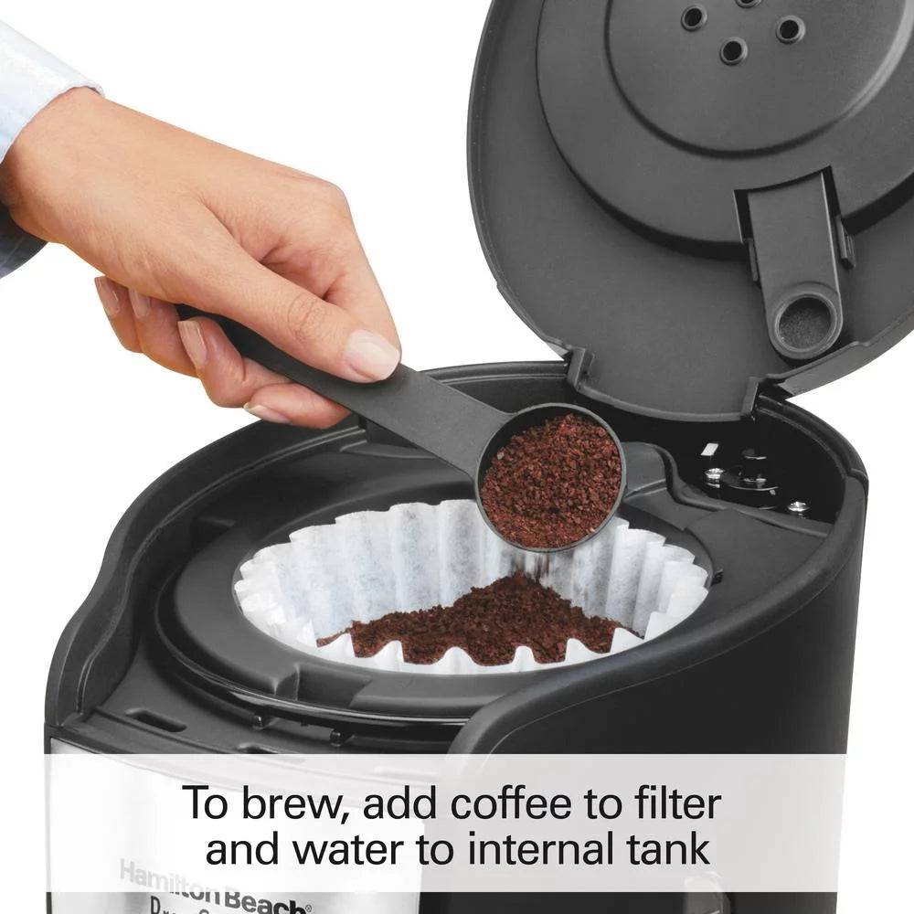 12 Cup Black & Stainless Coffee Maker M85484