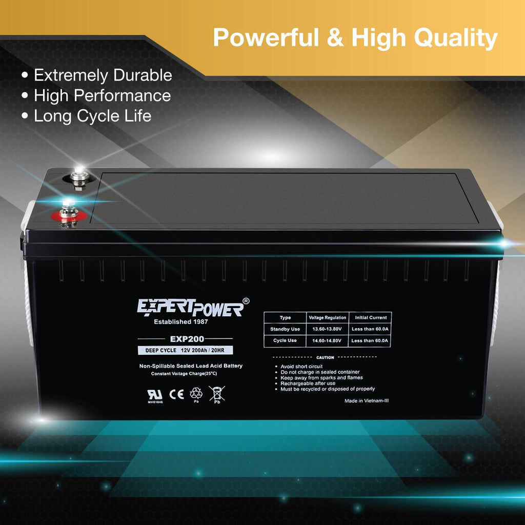 12V200Ah Sealed Lead Acid Deep Cycle Battery T176922