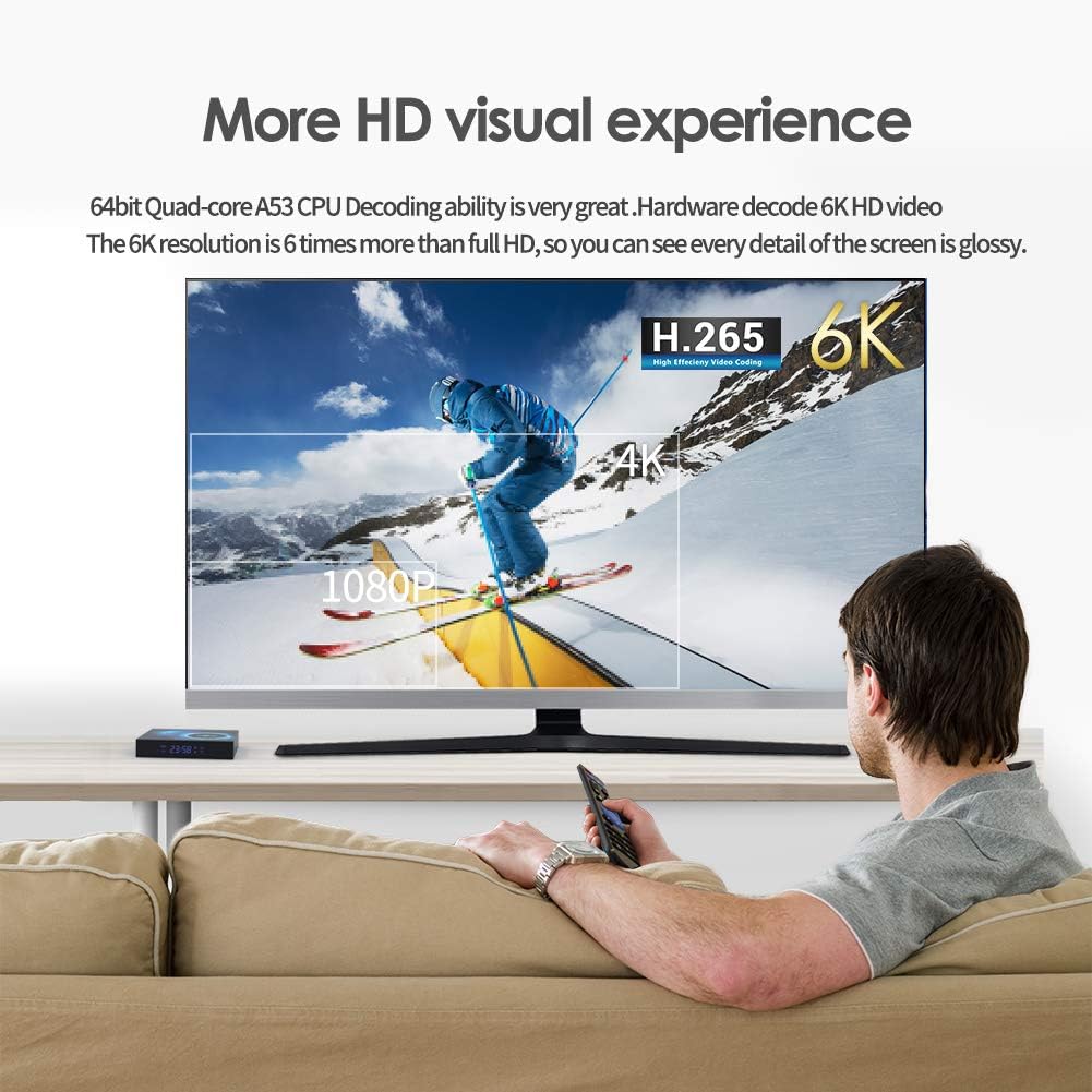 Android 10.0 Smart TV Box 4GB RAM 32GB eMMC T644