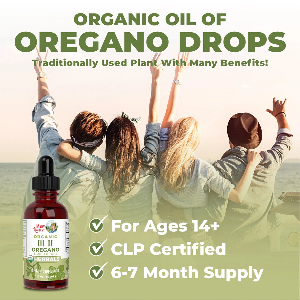 USDA Organic Oil of Oregano Liquid Drops, 1 fl oz / 30ml K933