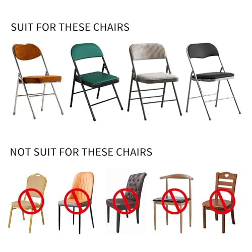 100 PCS Black Stretch Spandex Folding Chair Covers Z7836