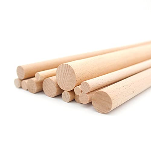 Polished Wood Wardrobe Closet Rod (39"×1") Z4776
