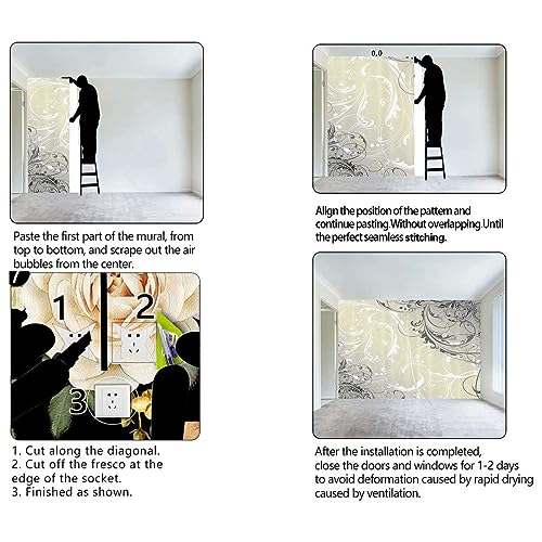 Tropical Wallpaper Sticker 98.4Inch X 91Inch E2940