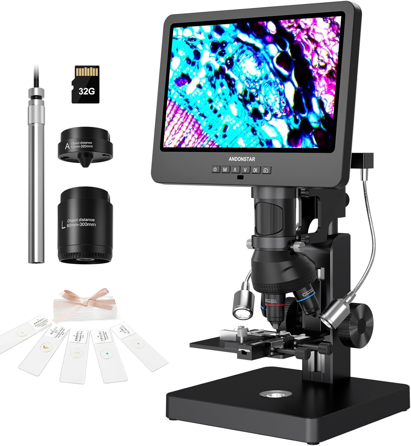 20X-5000X HDMI Digital Microscope with 10.1'' LCD Screen J248373