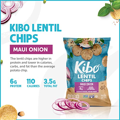 Gluten-Free Vegan Lentil Chips Variety Pack 12 pack C496
