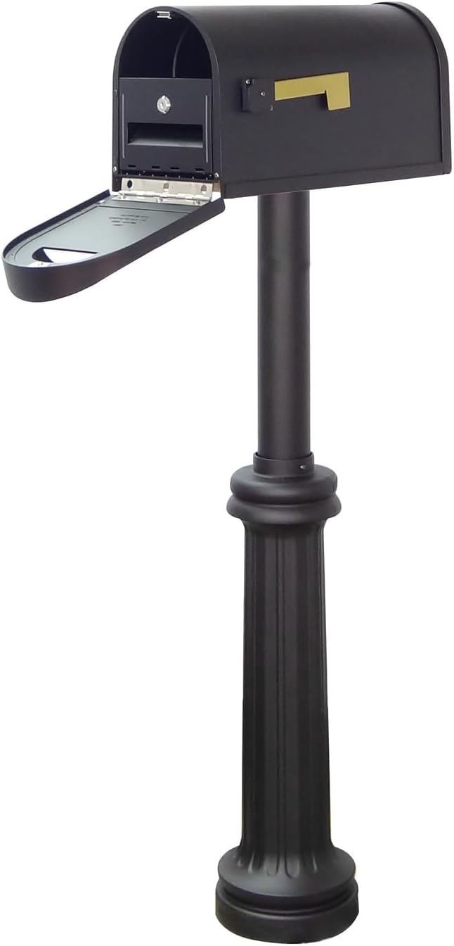 Classic Curbside Mailbox with Locking Insert B332356