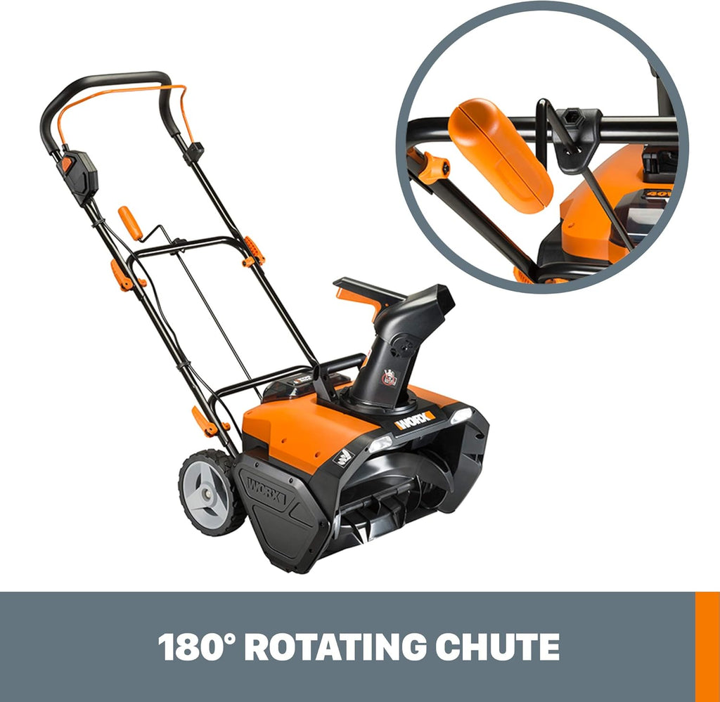 40V 20" Cordless Snow Blower with Brushless Motor V77354