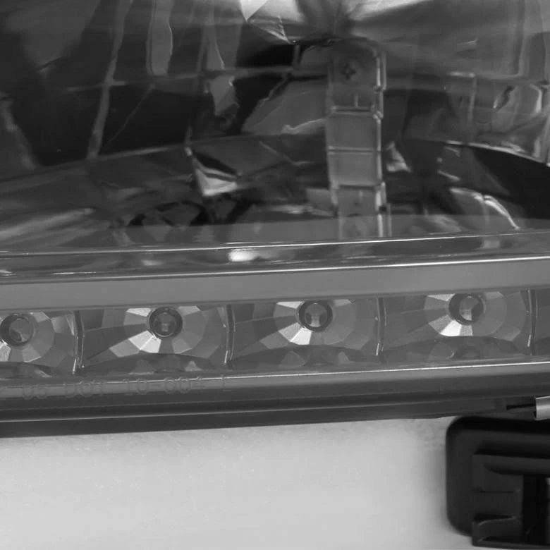 Smoked Chrome Crystal Headlights W1942