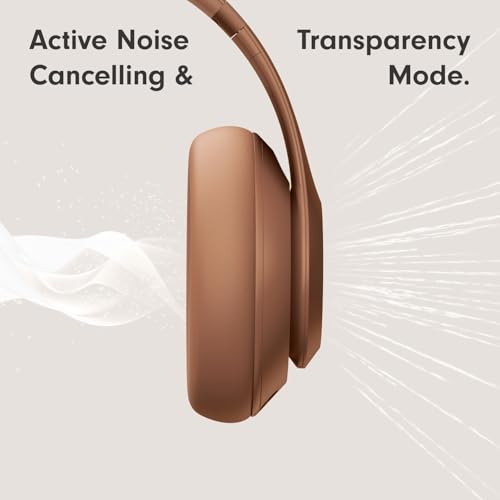 Wireless Bluetooth Noise Cancelling Headphones with Personalized Spatial Audio, USB-C Lossless Audio, Up to 40 Hours Battery Life - Sandstone N878