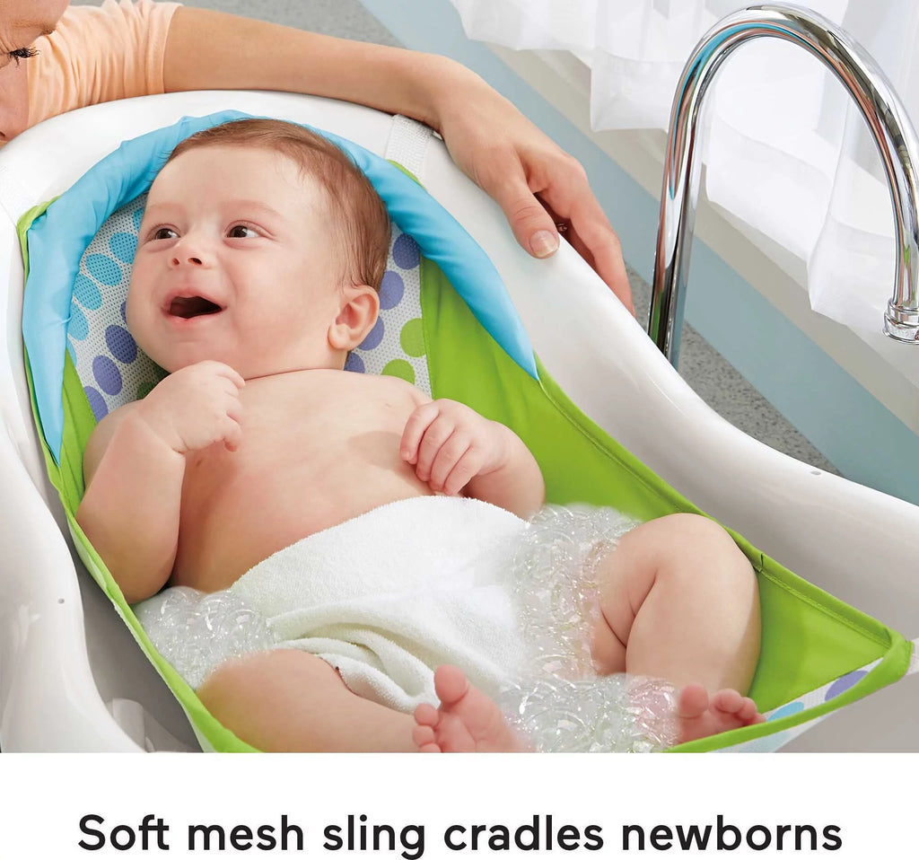 4-in-1 Baby Bath with 2 Toys, Green N170