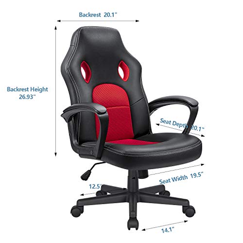 Blue High Back Ergonomic Gaming Chair B1043